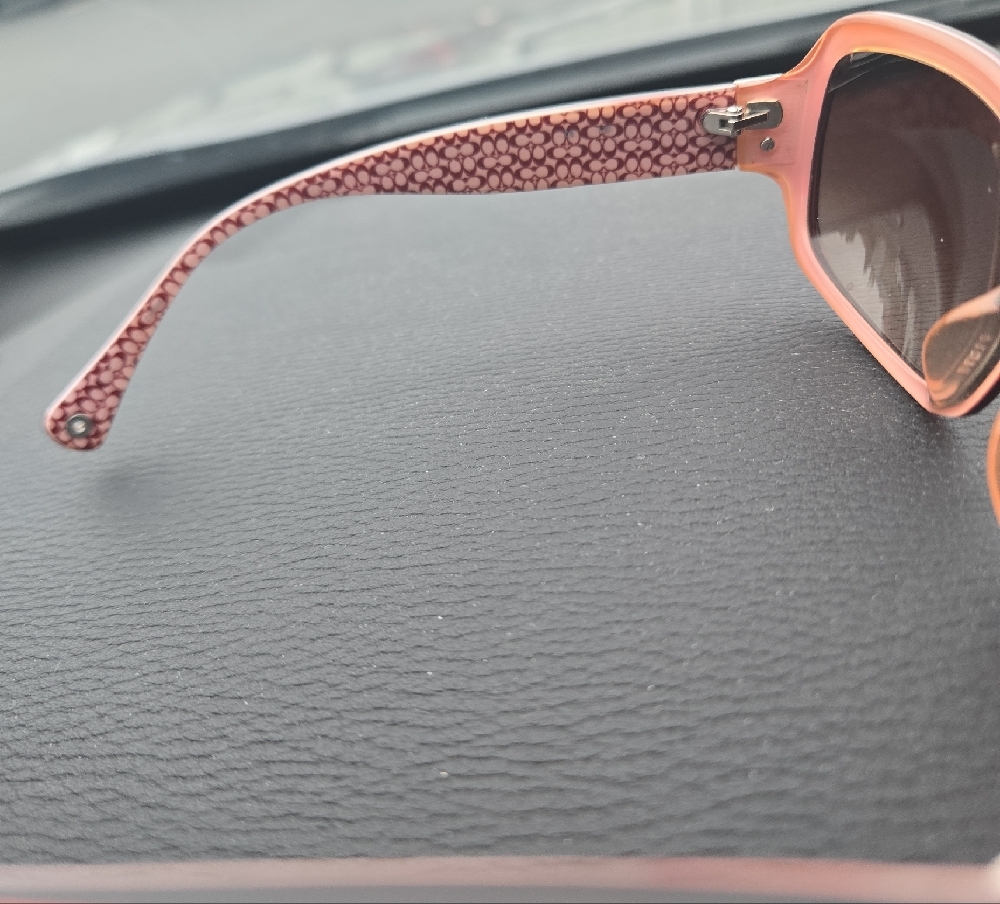 Coach Burgundy Women's Sunglasses. COACH NEW YORK “AMELIA” Sunglasses Frame - Picture 3 of 5